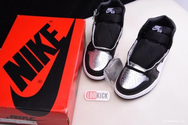 Bmlin HIGH AIR WMNS 1 OG CD0461-001 JORDAN TOE SILVER 0711